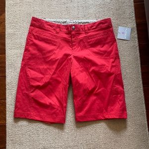 red athleta shorts